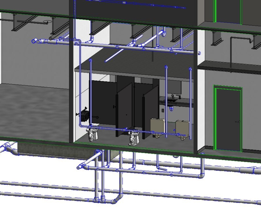 Modélisation 3D dun réseau de plomberie DMD